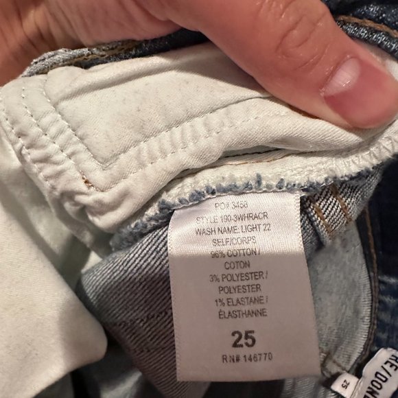 EUC Re/Done High Rise Ankle Crop - Picture 6 of 8